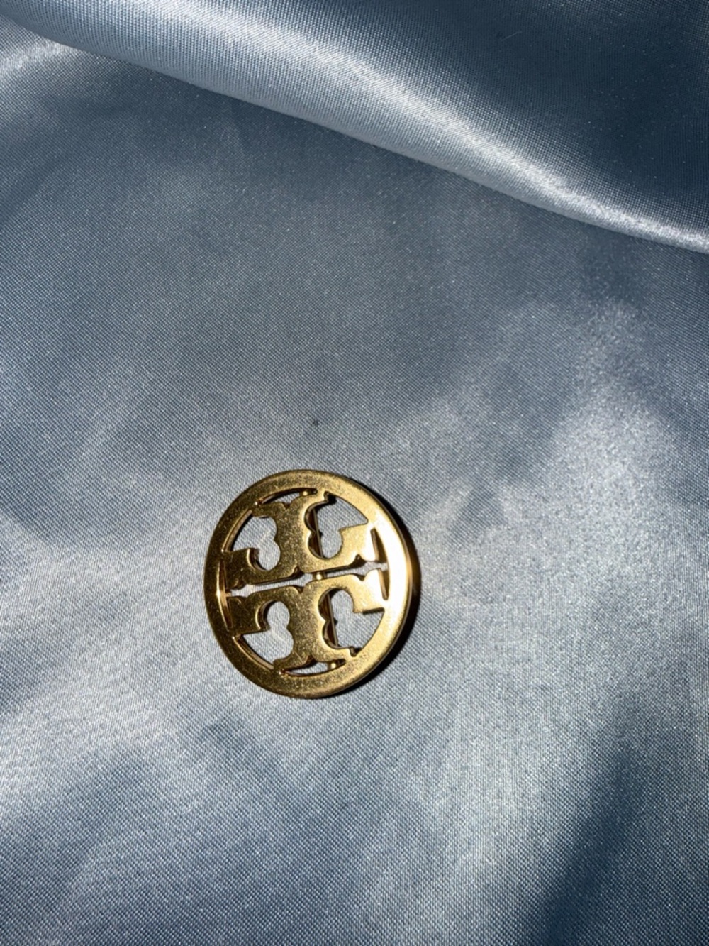 Tory Burch Gold-Tone Logo belt buckle